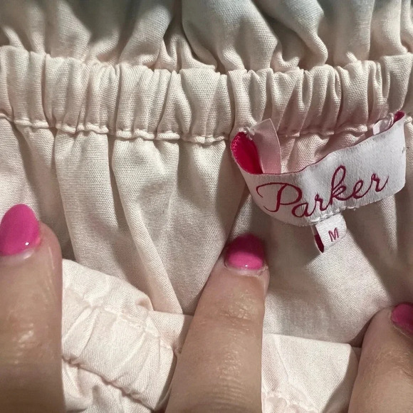 Parker size medium Jenay off the shoulder blouse in excellent like-new condition - Picture 5 of 6